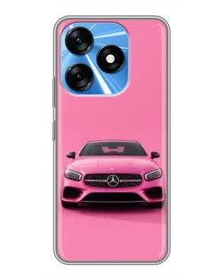 Чехол для TECNO Spark 10 с картинкой «Розовый Mercedes AMG» Чехол для TECNO Spark 10 с картинкой «Розовый Mercedes AMG»