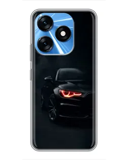 Чехол для TECNO Spark 10 с картинкой «Audi — хищный взгляд»