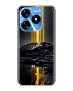 Чохол для TECNO Spark 10 з картинкою «Нічний Lamborghini драйв» Чохол для TECNO Spark 10 з картинкою «Нічний Lamborghini драйв»