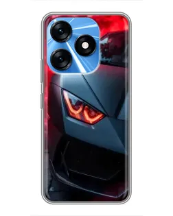 Чохол для TECNO Spark 10 з картинкою «Lamborghini червоне сяйво» Чохол для TECNO Spark 10 з картинкою «Lamborghini червоне сяйво»