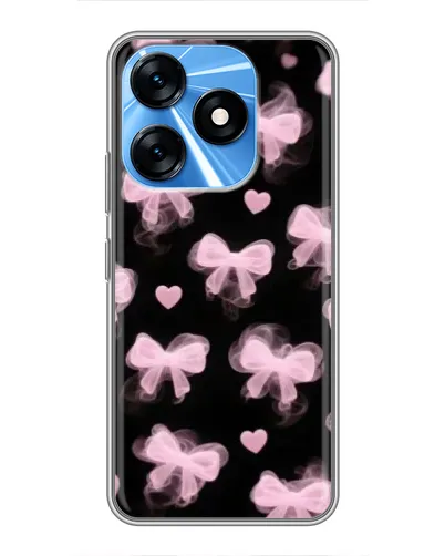 Чехол для TECNO Spark 10 с картинкой «Геометрия банта»