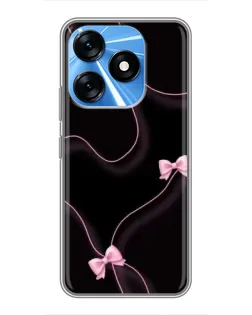 Чехол для TECNO Spark 10 с картинкой «Розовые ленты» Чехол для TECNO Spark 10 с картинкой «Розовые ленты»
