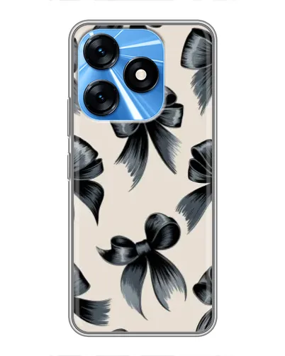 Чехол для TECNO Spark 10 с картинкой «Банты Coquette»