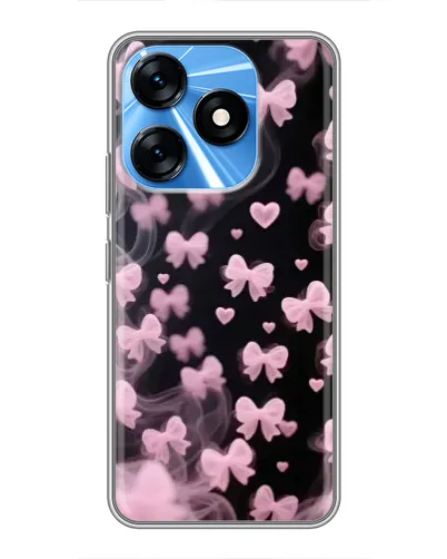 Чехол для TECNO Spark 10 с картинкой «Неоновое кружево»
