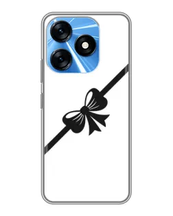 Чехол для TECNO Spark 10 с картинкой «Диагональный бант» Чехол для TECNO Spark 10 с картинкой «Диагональный бант»