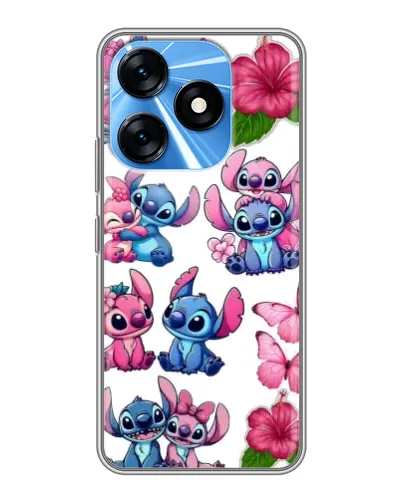 Чохол для TECNO Spark 10 з картинкою «Стікери Stitch та Angel» Чохол для TECNO Spark 10 з картинкою «Стікери Stitch та Angel»