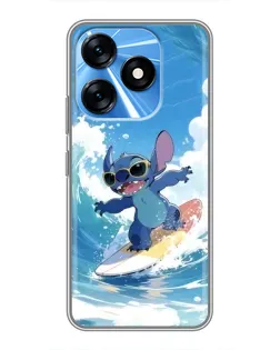 Чохол для TECNO Spark 10 з картинкою «Стіч на хвилі»