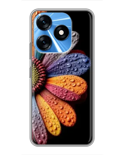 Чехол для TECNO Spark 10 с картинкой «Радужный цветок» Чехол для TECNO Spark 10 с картинкой «Радужный цветок»