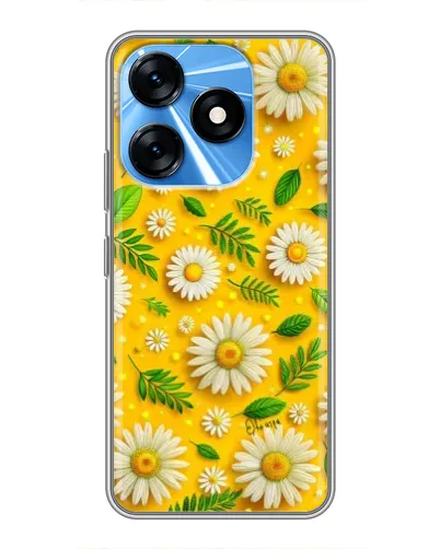 Чехол для TECNO Spark 10 с картинкой «Ромашковое солнце» Чехол для TECNO Spark 10 с картинкой «Ромашковое солнце»