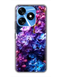 Чехол для TECNO Spark 10 с картинкой «Сиреневый цвет»