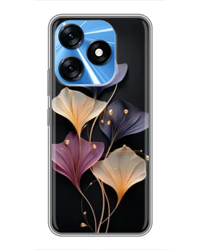 Чехол для TECNO Spark 10 с картинкой «Лиловые цветы грации» Чехол для TECNO Spark 10 с картинкой «Лиловые цветы грации»