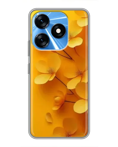 Чехол для TECNO Spark 10 с картинкой «Золотые лепестки» Чехол для TECNO Spark 10 с картинкой «Золотые лепестки»