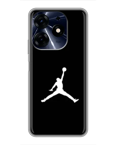 Чехол для TECNO Spark 10c с картинкой «Jordan Silhouette» Чехол для TECNO Spark 10c с картинкой «Jordan Silhouette»