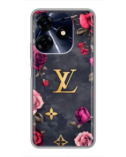 Чехол для TECNO Spark 10c с картинкой «Цветочный Louis Vuitton» Чехол для TECNO Spark 10c с картинкой «Цветочный Louis Vuitton»