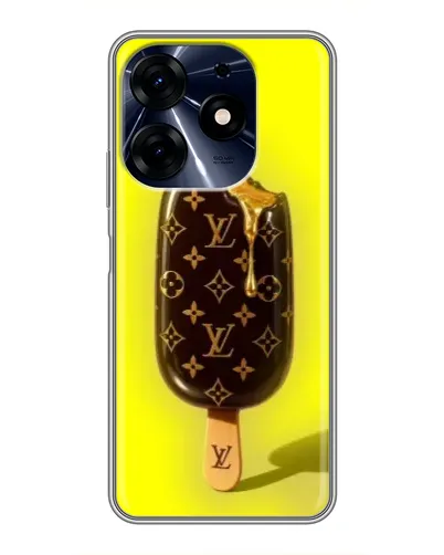 Чехол для TECNO Spark 10c с картинкой «Мороженое от LV» Чехол для TECNO Spark 10c с картинкой «Мороженое от LV»
