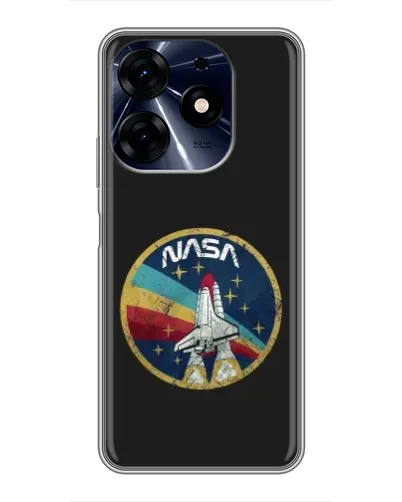 Чехол для TECNO Spark 10c с картинкой «NASA — эмблема миссии» Чехол для TECNO Spark 10c с картинкой «NASA — эмблема миссии»