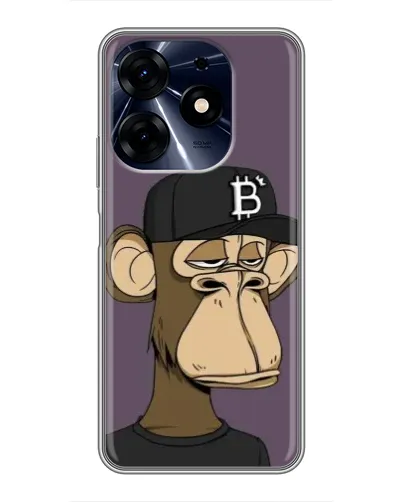 Чехол для TECNO Spark 10c с картинкой «Bored Ape в кепке» Чехол для TECNO Spark 10c с картинкой «Bored Ape в кепке»