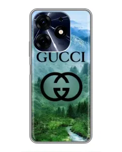 Чехол для TECNO Spark 10c с картинкой «Gucci — горный пейзаж»