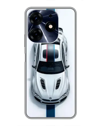 Чехол для TECNO Spark 10c с картинкой «Вид сверху — BMW M»