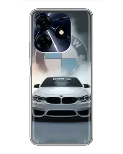 Чехол для TECNO Spark 10c с картинкой «BMW в белом дыму» Чехол для TECNO Spark 10c с картинкой «BMW в белом дыму»