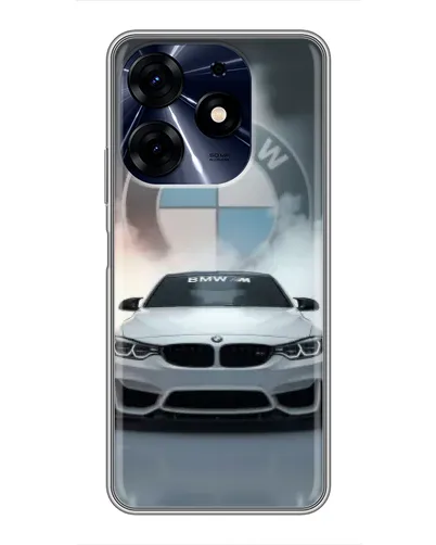 Чехол для TECNO Spark 10c с картинкой «BMW в белом дыму» Чехол для TECNO Spark 10c с картинкой «BMW в белом дыму»