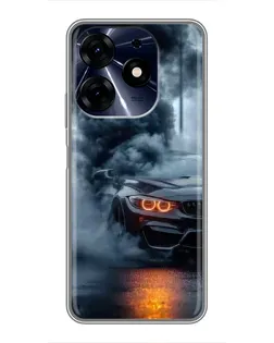 Чехол для TECNO Spark 10c с картинкой «BMW M-Power — абстракция» Чехол для TECNO Spark 10c с картинкой «BMW M-Power — абстракция»