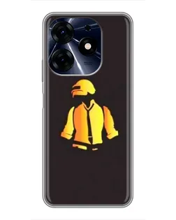 Чехол для TECNO Spark 10c с картинкой «Winner Winner — PUBG»