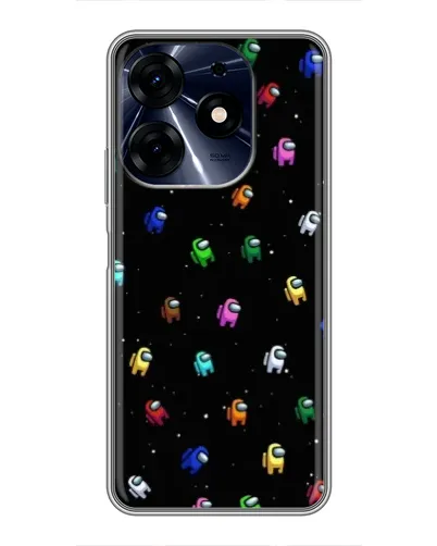 Чехол для TECNO Spark 10c с картинкой «Экипаж Among Us» Чехол для TECNO Spark 10c с картинкой «Экипаж Among Us»