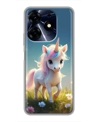 Чехол для TECNO Spark 10c с картинкой «Единорог на поляне» Чехол для TECNO Spark 10c с картинкой «Единорог на поляне»