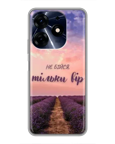 Чехол для TECNO Spark 10c с картинкой «Не бойся — веруй» Чехол для TECNO Spark 10c с картинкой «Не бойся — веруй»