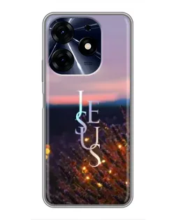 Чехол для TECNO Spark 10c с картинкой «Свет Божий ночью»