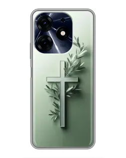 Чехол для TECNO Spark 10c с картинкой «Оливковая ветвь»