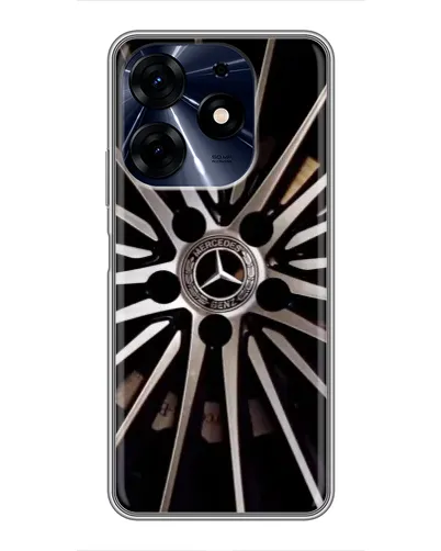 Чехол для TECNO Spark 10c с картинкой «Диск Mercedes» Чехол для TECNO Spark 10c с картинкой «Диск Mercedes»