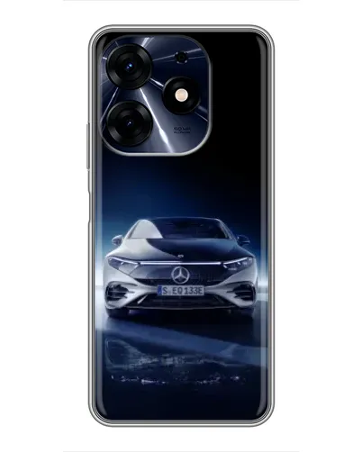 Чехол для TECNO Spark 10c с картинкой «Ночной Mercedes EQ» Чехол для TECNO Spark 10c с картинкой «Ночной Mercedes EQ»