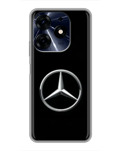 Чехол для TECNO Spark 10c с картинкой «Mercedes классический лого» Чехол для TECNO Spark 10c с картинкой «Mercedes классический лого»