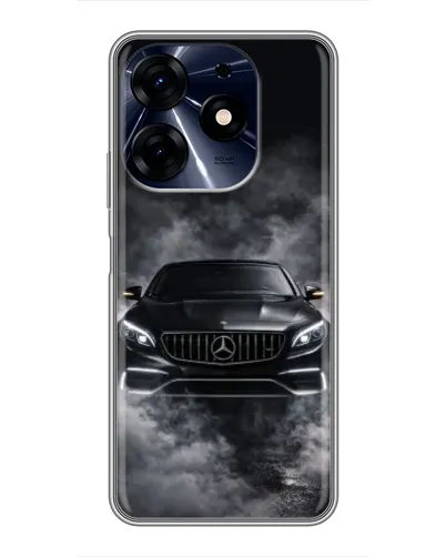Чехол для TECNO Spark 10c с картинкой «Mercedes в дыму» Чехол для TECNO Spark 10c с картинкой «Mercedes в дыму»