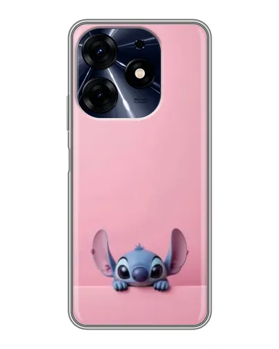 Чехол для TECNO Spark 10c с картинкой «Stitch выглядывает»