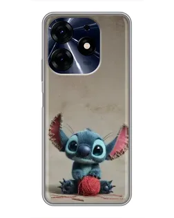 Чехол для TECNO Spark 10c с картинкой «Стич на коричневом фоне» Чехол для TECNO Spark 10c с картинкой «Стич на коричневом фоне»