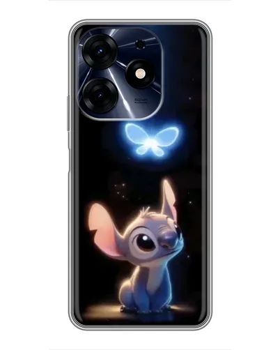Чехол для TECNO Spark 10c с картинкой «Сияющий Стич»