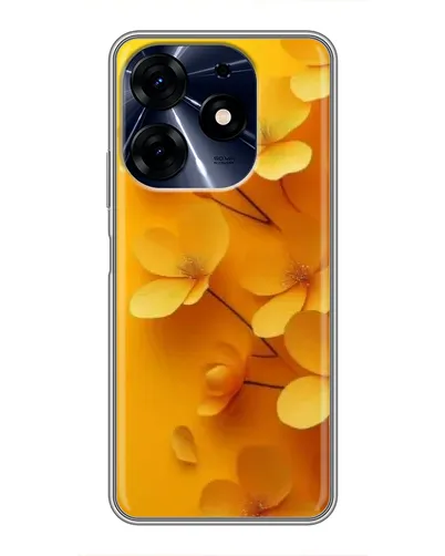 Чехол для TECNO Spark 10c с картинкой «Золотые лепестки» Чехол для TECNO Spark 10c с картинкой «Золотые лепестки»