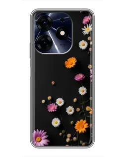 Чехол для TECNO Spark 10c с картинкой «Цветочная композиция» Чехол для TECNO Spark 10c с картинкой «Цветочная композиция»