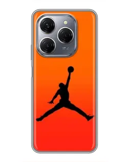 Чехол для TECNO Spark 20 Pro с картинкой «Jordan Sunset»