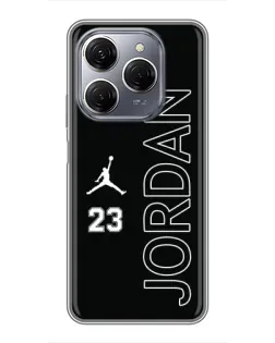 Чехол для TECNO Spark 20 Pro с картинкой «Jordan Vertical»
