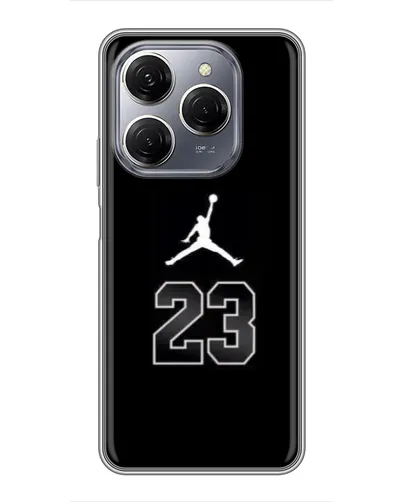 Чехол для TECNO Spark 20 Pro с картинкой «Jordan Flight 23» Чехол для TECNO Spark 20 Pro с картинкой «Jordan Flight 23»