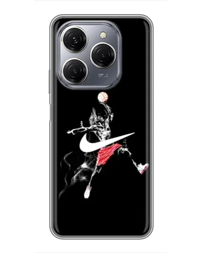 Чехол для TECNO Spark 20 Pro с картинкой «Jordan Jumpman» Чехол для TECNO Spark 20 Pro с картинкой «Jordan Jumpman»