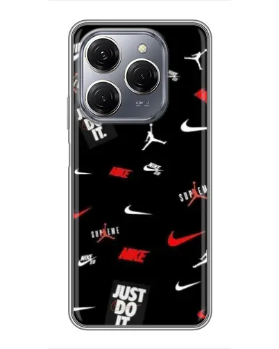 Чехол для TECNO Spark 20 Pro с картинкой «Nike Mix Pattern» Чехол для TECNO Spark 20 Pro с картинкой «Nike Mix Pattern»