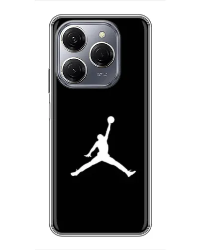 Чехол для TECNO Spark 20 Pro с картинкой «Jordan Silhouette» Чехол для TECNO Spark 20 Pro с картинкой «Jordan Silhouette»
