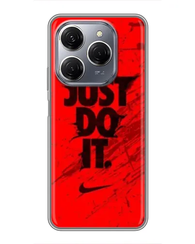 Чехол для TECNO Spark 20 Pro с картинкой «Nike Just Do It» Чехол для TECNO Spark 20 Pro с картинкой «Nike Just Do It»