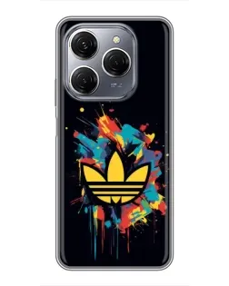 Чохол для TECNO Spark 20 Pro з картинкою «Adidas Splash»