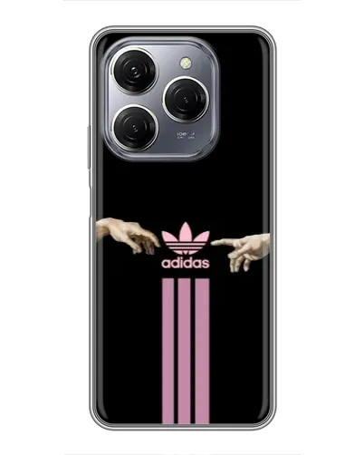 Чехол для TECNO Spark 20 Pro с картинкой «Adidas Hands»